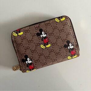 Brown Mickey Mouse Wallet